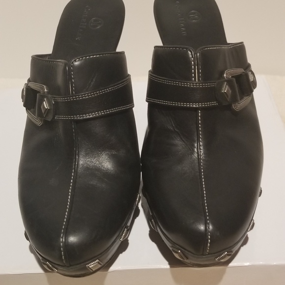 cole haan black mules